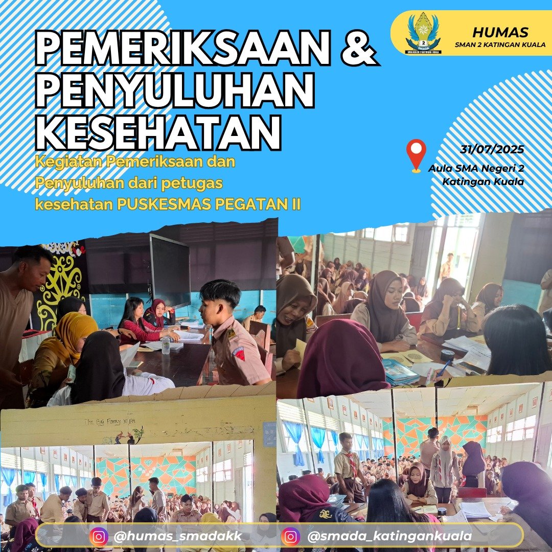 PEMERIKSAAN & PENYULUHAN KESEHATAN