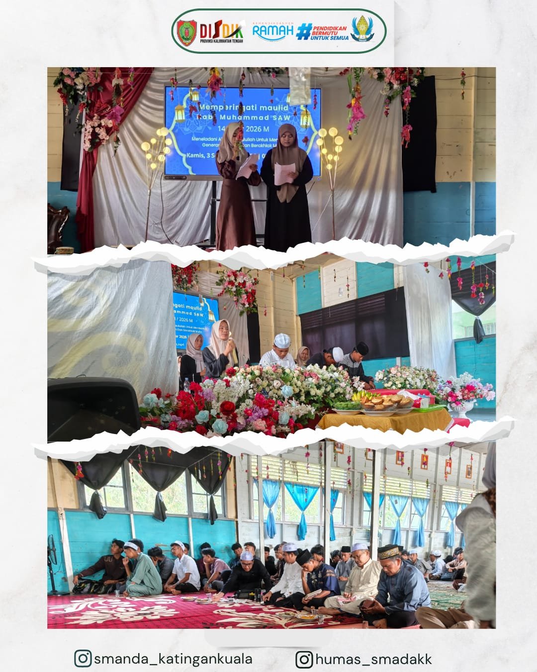 PERAYAAN MAULID NABI MUHAMMAD SAW 1448 H/2026 M di SMA NEGERI 2 KATINGAN KUALA